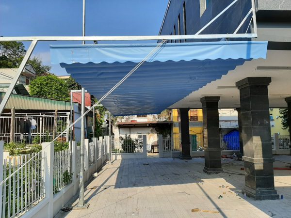 mái xếp di động Trung Quân thi công tại Kiến An Hải Phòng